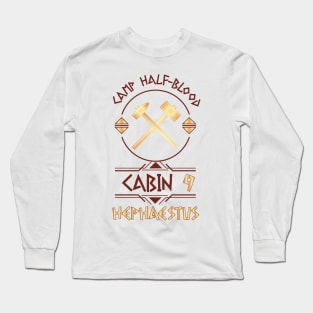 Cabin #9 in Camp Half Blood, Child of Hephaestus – Percy Jackson inspired design Long Sleeve T-Shirt